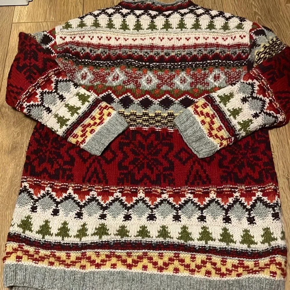 Beautiful warm and cozy wool sweater from Limited Handknit Sz M - Picture 9 of 16